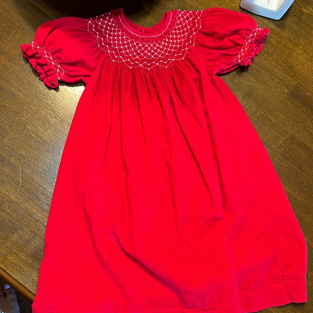 24Month smocked Red dress